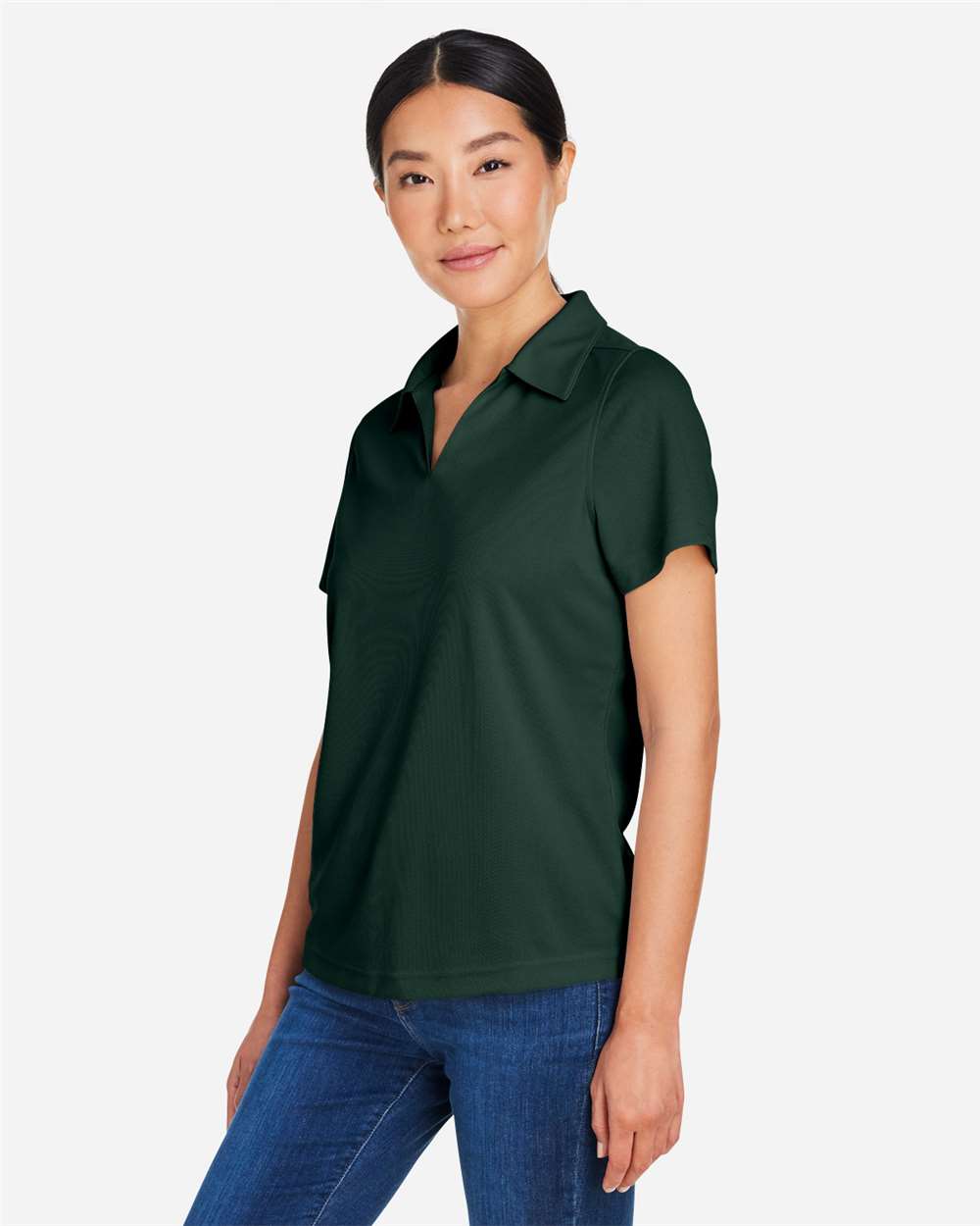 Core365 Women's Market Snag Protect Mesh Polo - CE104W Forest