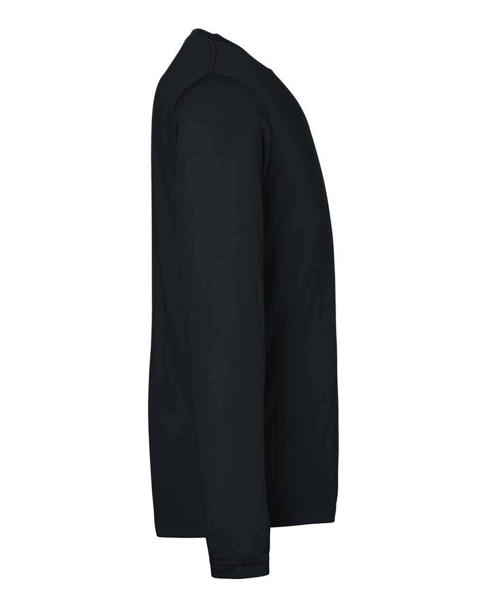 Core365 Unisex Capital Long Sleeve Performance T-Shirt - CE10L Black