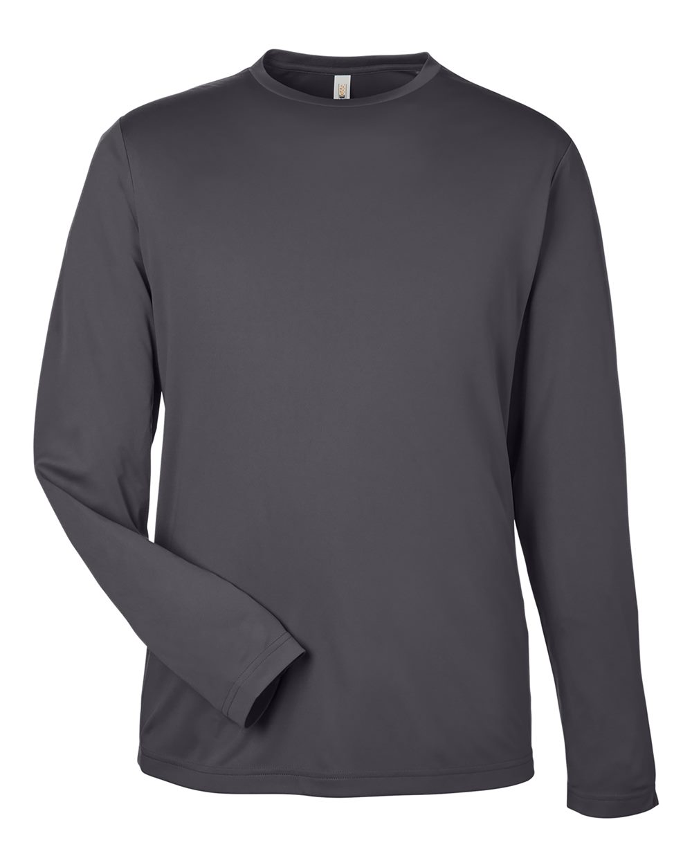 Core365 Unisex Capital Long Sleeve Performance T-Shirt - CE10L Carbon
