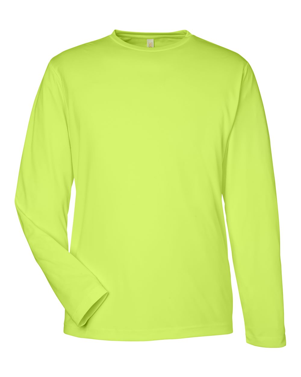 Core365 Unisex Capital Long Sleeve Performance T-Shirt - CE10L Safety Yellow