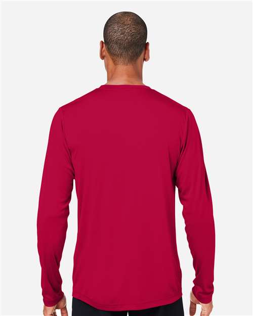 Core365 Unisex Capital Long Sleeve Performance T-Shirt - CE10L Classic Red