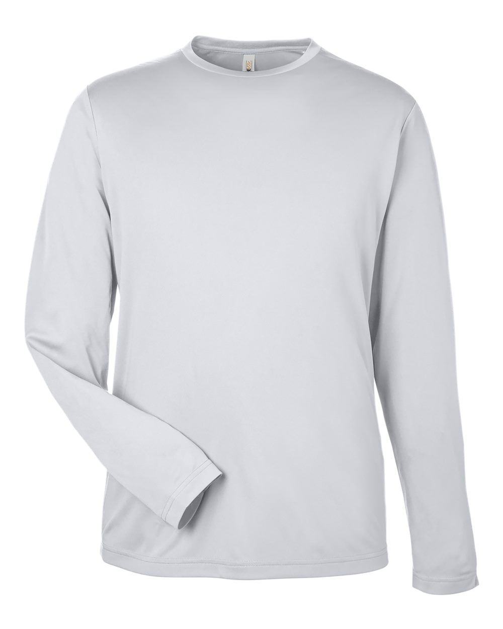 Core365 Unisex Capital Long Sleeve Performance T-Shirt - CE10L Platinum