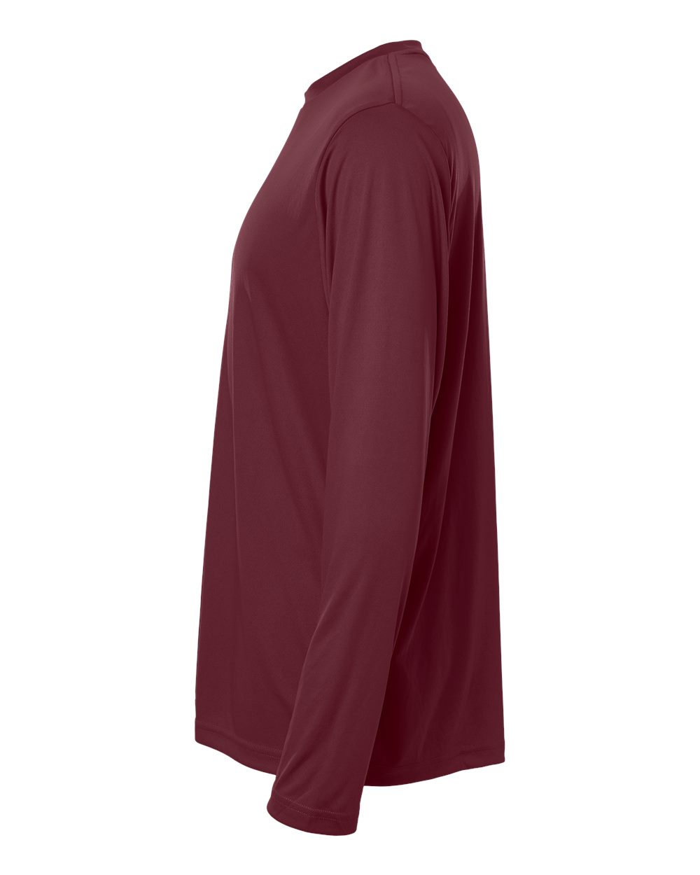 Core365 Unisex Capital Long Sleeve Performance T-Shirt - CE10L Burgundy