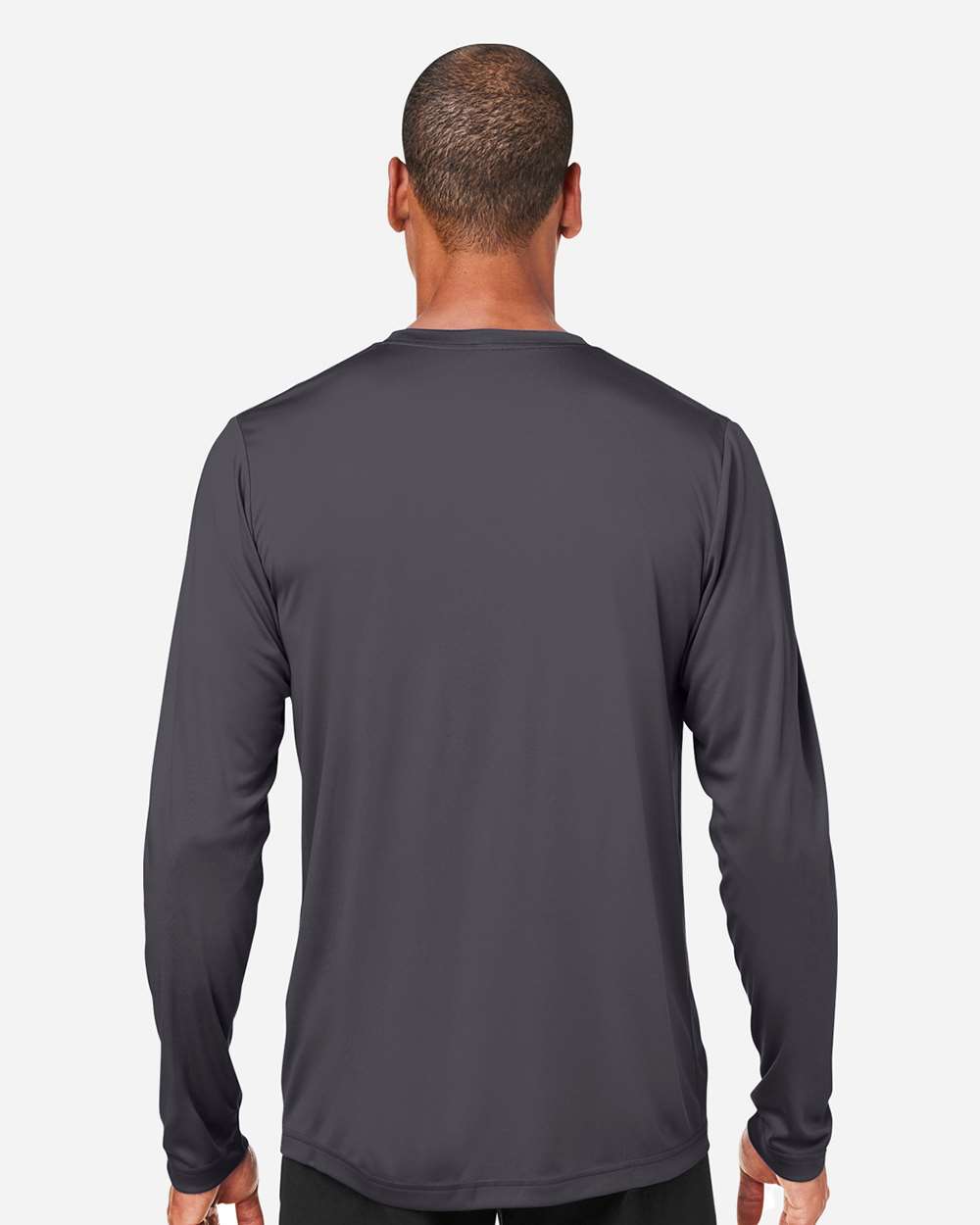 Core365 Unisex Capital Long Sleeve Performance T-Shirt - CE10L Carbon