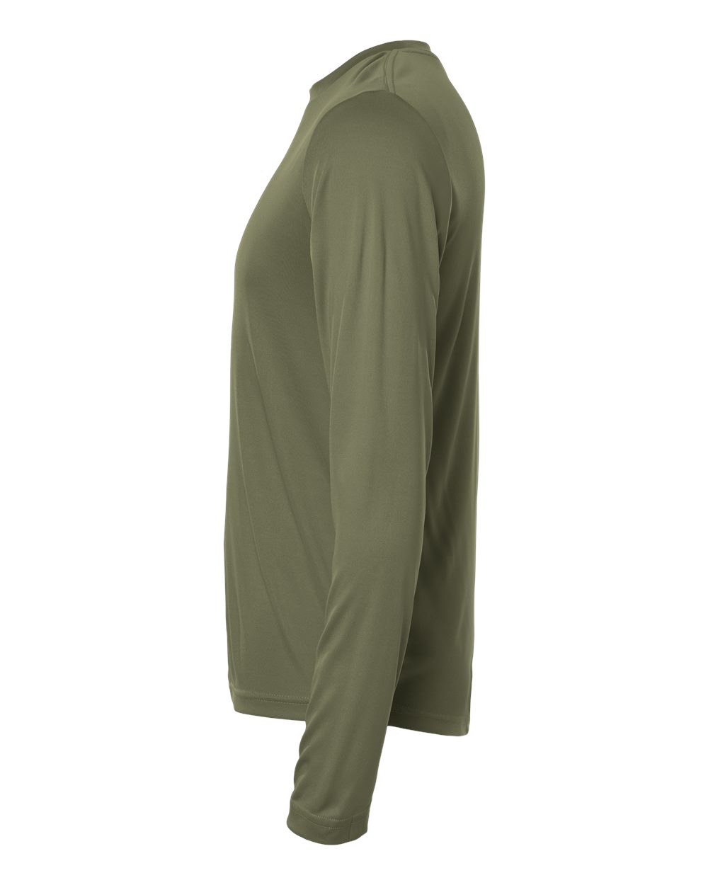 Core365 Unisex Capital Long Sleeve Performance T-Shirt - CE10L Military Green