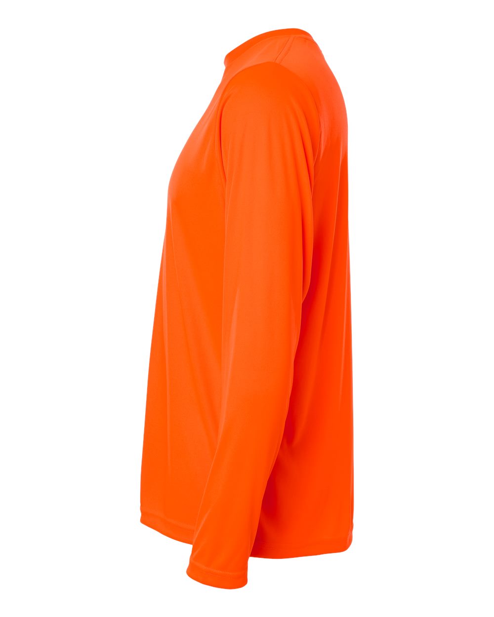 Core365 Unisex Capital Long Sleeve Performance T-Shirt - CE10L Safety Orange