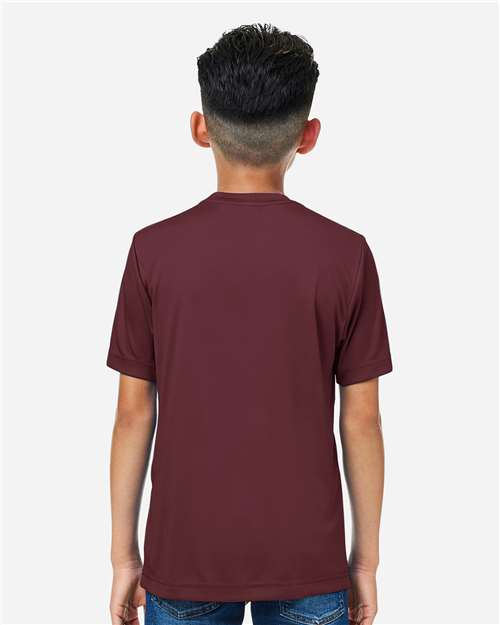 Core365 Youth Capital Performance T-Shirt - CE10Y Burgundy