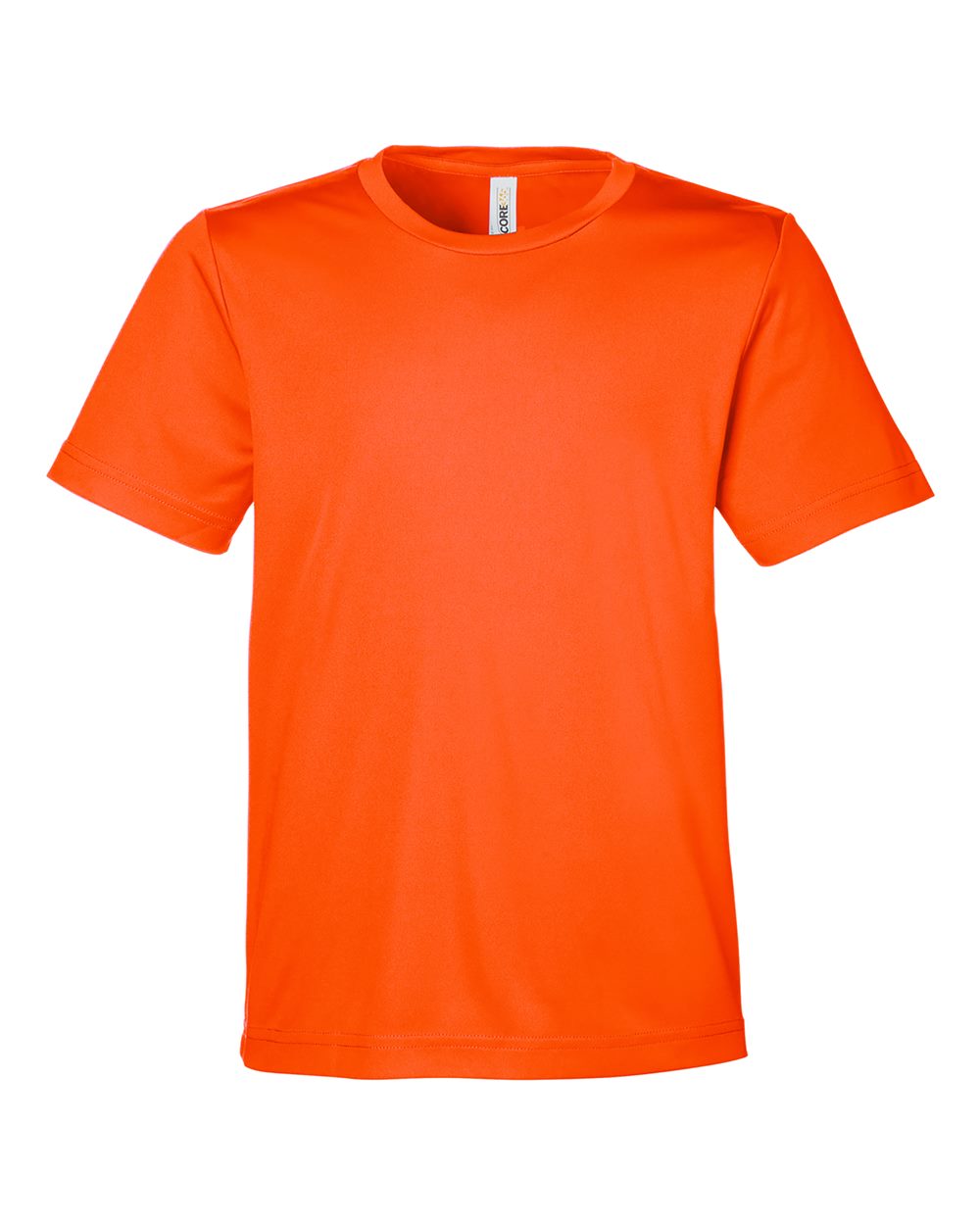 Core365 Youth Capital Performance T-Shirt - CE10Y Campus Orange