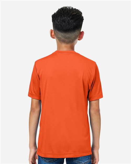 Core365 Youth Capital Performance T-Shirt - CE10Y Campus Orange