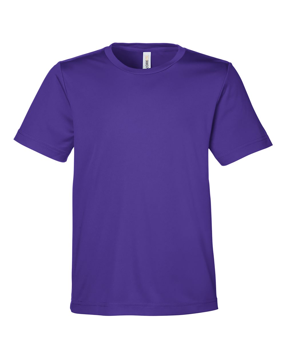 Core365 Youth Capital Performance T-Shirt - CE10Y Campus Purple