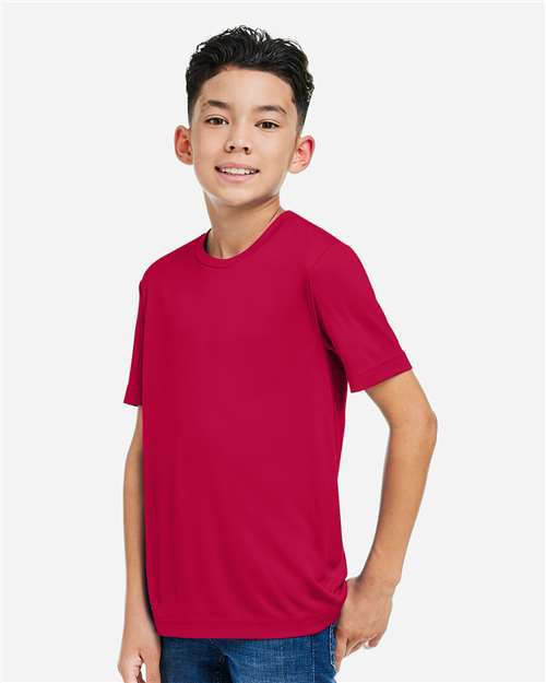 Core365 Youth Capital Performance T-Shirt - CE10Y Classic Red