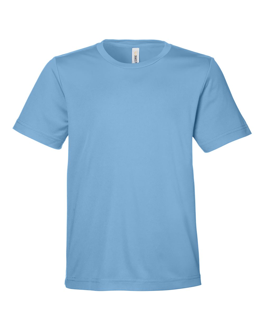 Core365 Youth Capital Performance T-Shirt - CE10Y Columbia Blue