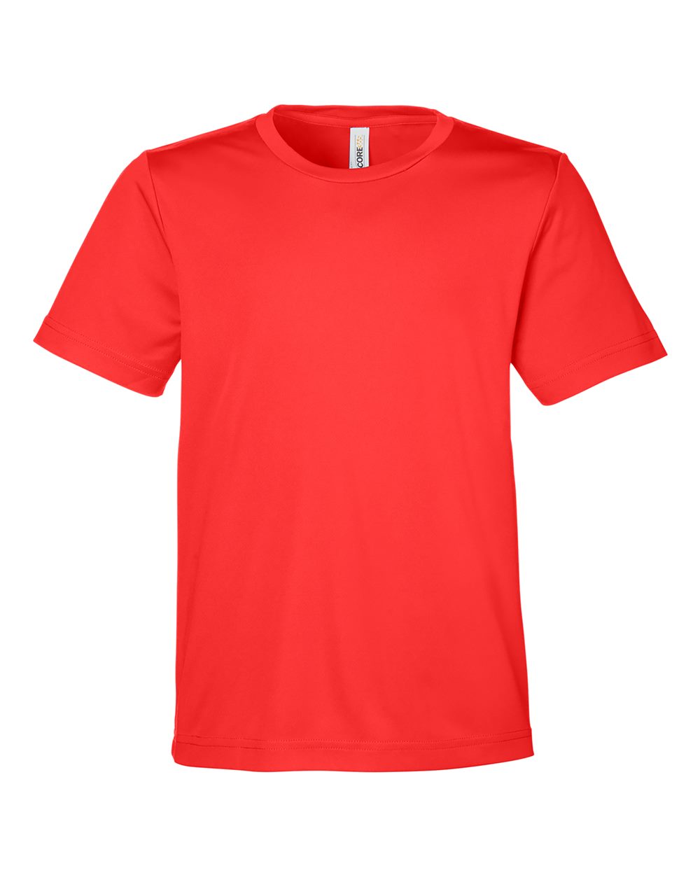 Core365 Youth Capital Performance T-Shirt - CE10Y Marina Red