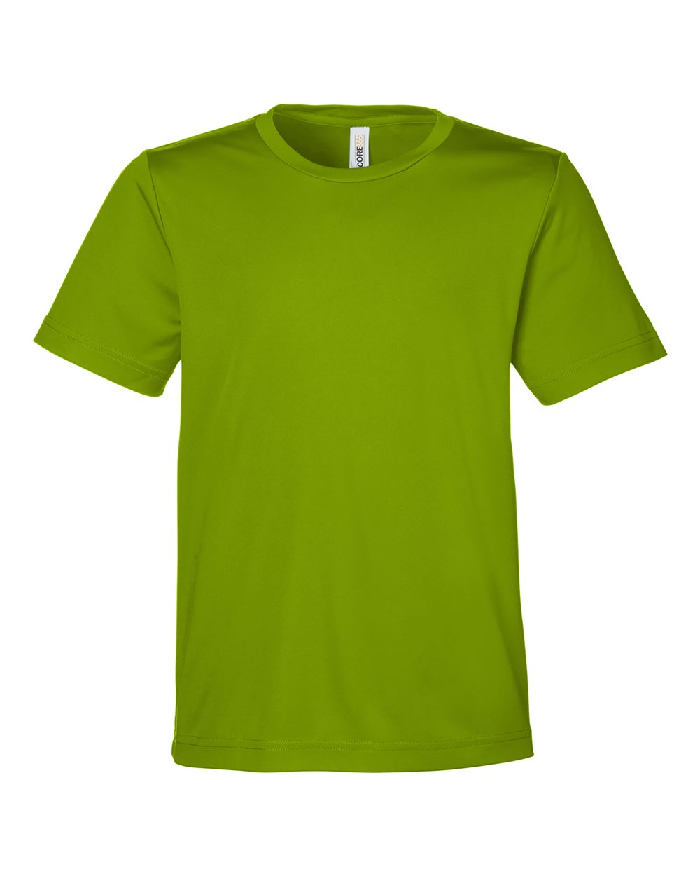 Core365 Youth Capital Performance T-Shirt - CE10Y Acid Green