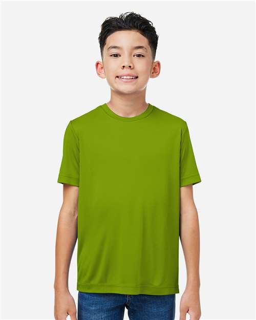 Core365 Youth Capital Performance T-Shirt - CE10Y Acid Green