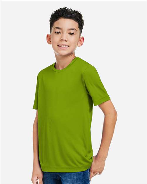 Core365 Youth Capital Performance T-Shirt - CE10Y Acid Green