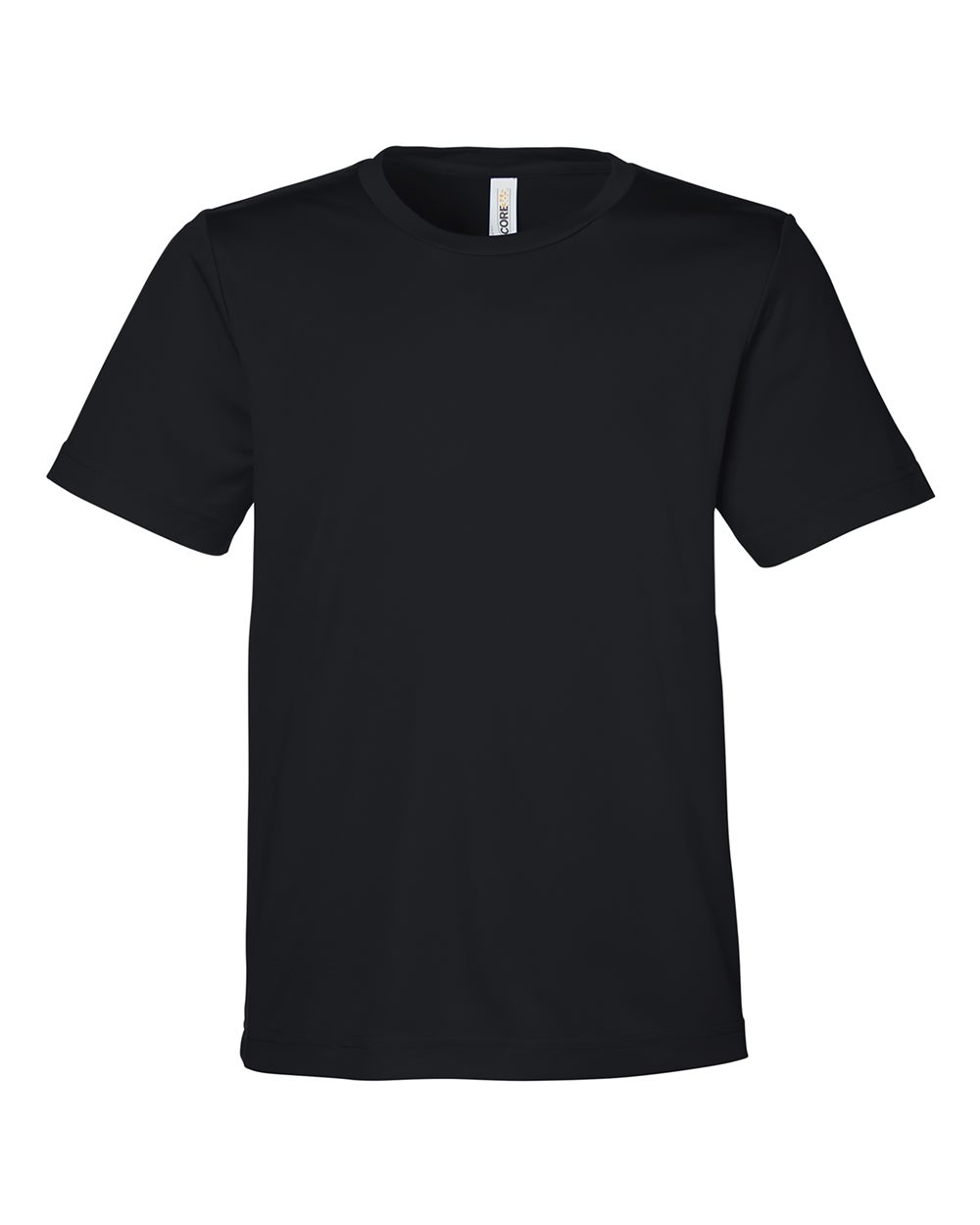Core365 Youth Capital Performance T-Shirt - CE10Y Black