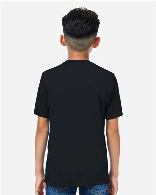 Core365 Youth Capital Performance T-Shirt - CE10Y Black