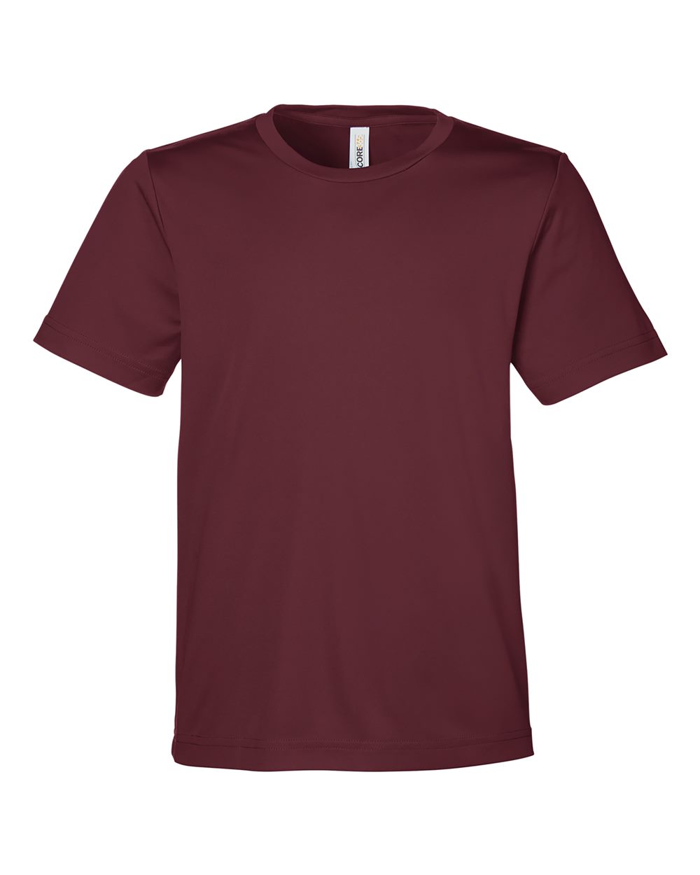 Core365 Youth Capital Performance T-Shirt - CE10Y Burgundy