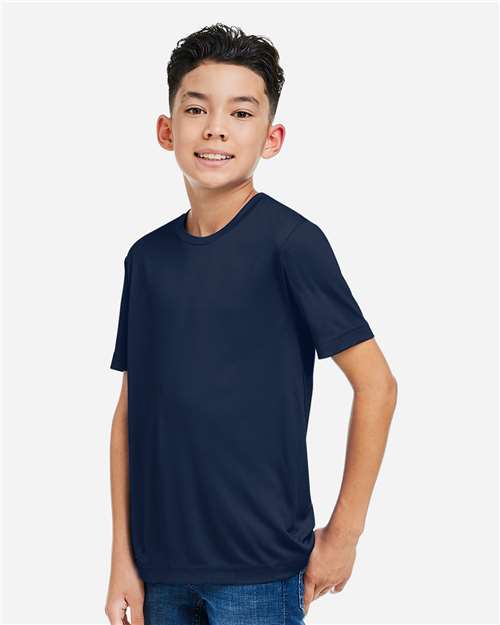 Core365 Youth Capital Performance T-Shirt - CE10Y Classic Navy