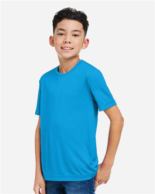 Core365 Youth Capital Performance T-Shirt - CE10Y Electric Blue