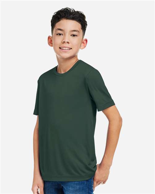 Core365 Youth Capital Performance T-Shirt - CE10Y Forest
