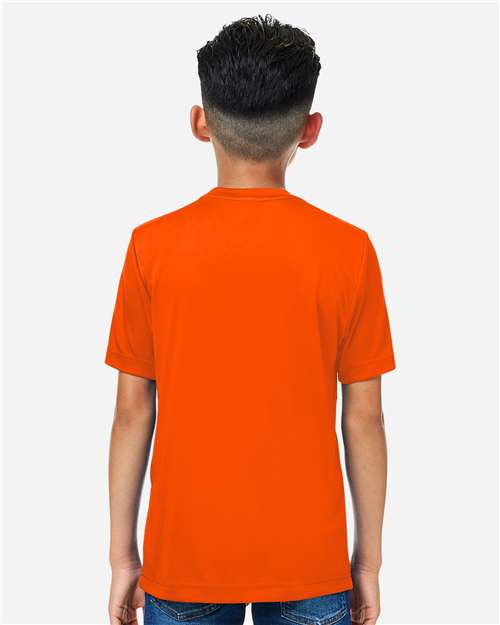 Core365 Youth Capital Performance T-Shirt - CE10Y Safety Orange
