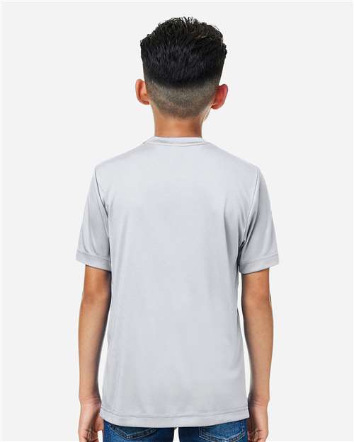 Core365 Youth Capital Performance T-Shirt - CE10Y Platinum