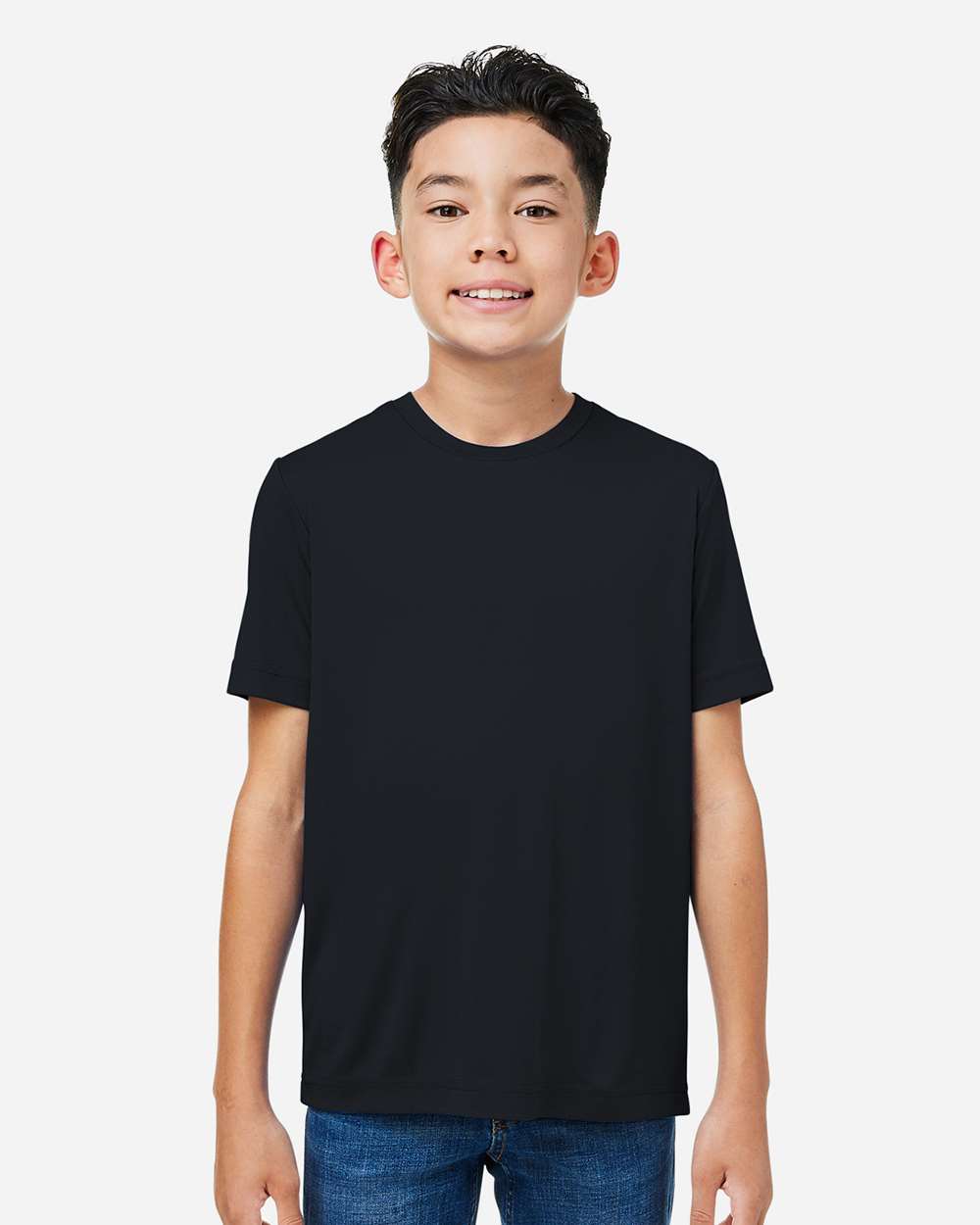 Core365 Youth Capital Performance T-Shirt - CE10Y Black