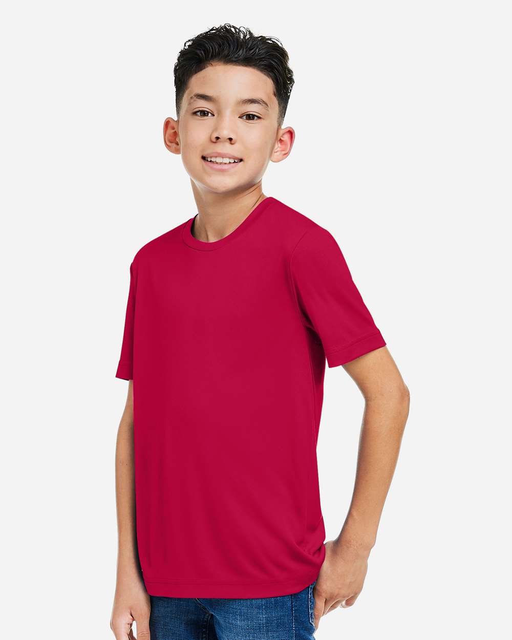 Core365 Youth Capital Performance T-Shirt - CE10Y Classic Red