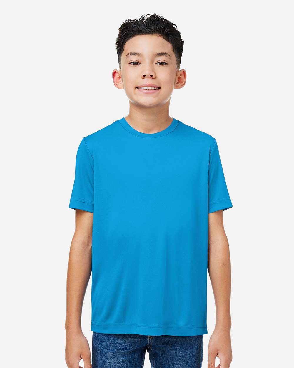 Core365 Youth Capital Performance T-Shirt - CE10Y Electric Blue