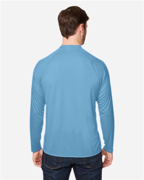Core365 Unisex Ultra UVP™ Marina Raglan Long Sleeve T-Shirt - CE110 Columbia Blue