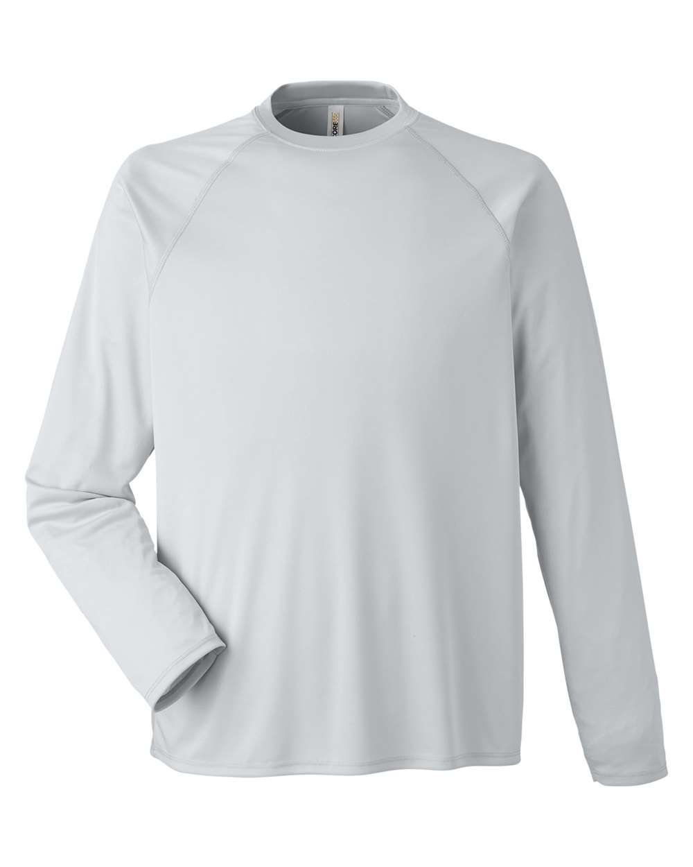 Core365 Unisex Ultra UVP™ Marina Raglan Long Sleeve T-Shirt - CE110 Platinum
