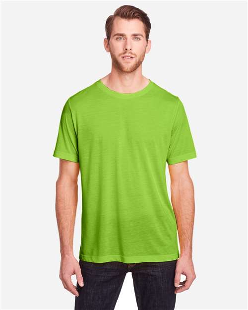 Core365 Unisex Fusion ChromaSoft™ Performance T-Shirt - CE111 Acid Green