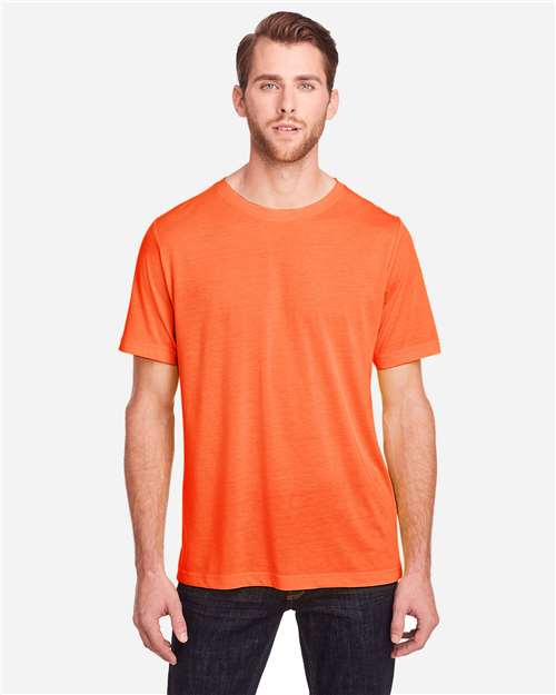 Core365 Unisex Fusion ChromaSoft™ Performance T-Shirt - CE111 Campus Orange