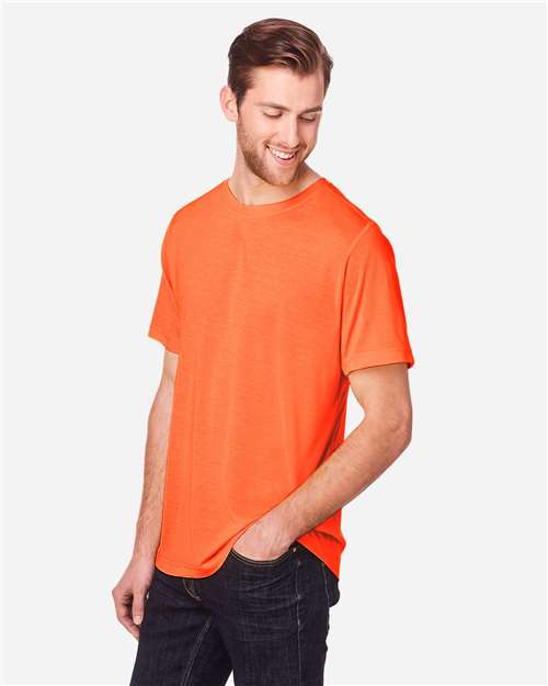 Core365 Unisex Fusion ChromaSoft™ Performance T-Shirt - CE111 Campus Orange