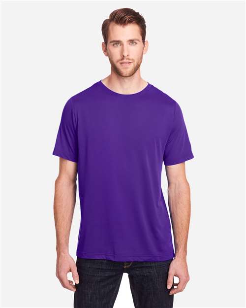 Core365 Unisex Fusion ChromaSoft™ Performance T-Shirt - CE111 Campus Purple