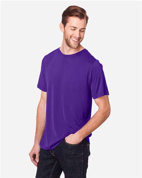 Core365 Unisex Fusion ChromaSoft™ Performance T-Shirt - CE111 Campus Purple