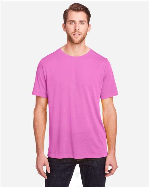 Core365 Unisex Fusion ChromaSoft™ Performance T-Shirt - CE111 Charity Pink