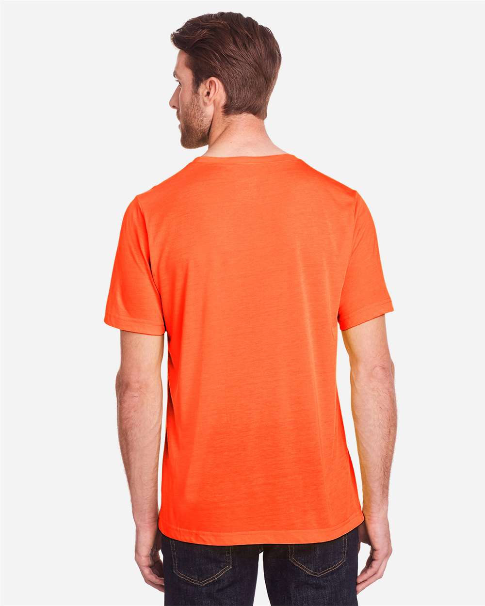 Core365 Unisex Fusion ChromaSoft™ Performance T-Shirt - CE111 Campus Orange