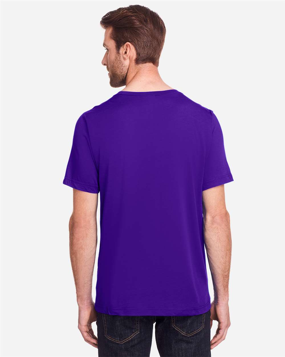 Core365 Unisex Fusion ChromaSoft™ Performance T-Shirt - CE111 Campus Purple