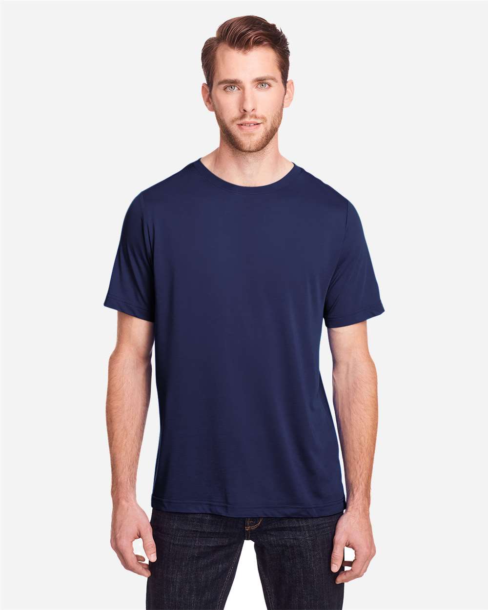 Core365 Unisex Fusion ChromaSoft™ Performance T-Shirt - CE111 Classic Navy