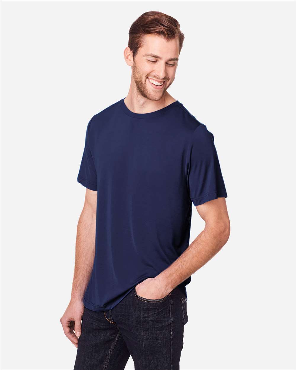 Core365 Unisex Fusion ChromaSoft™ Performance T-Shirt - CE111 Classic Navy