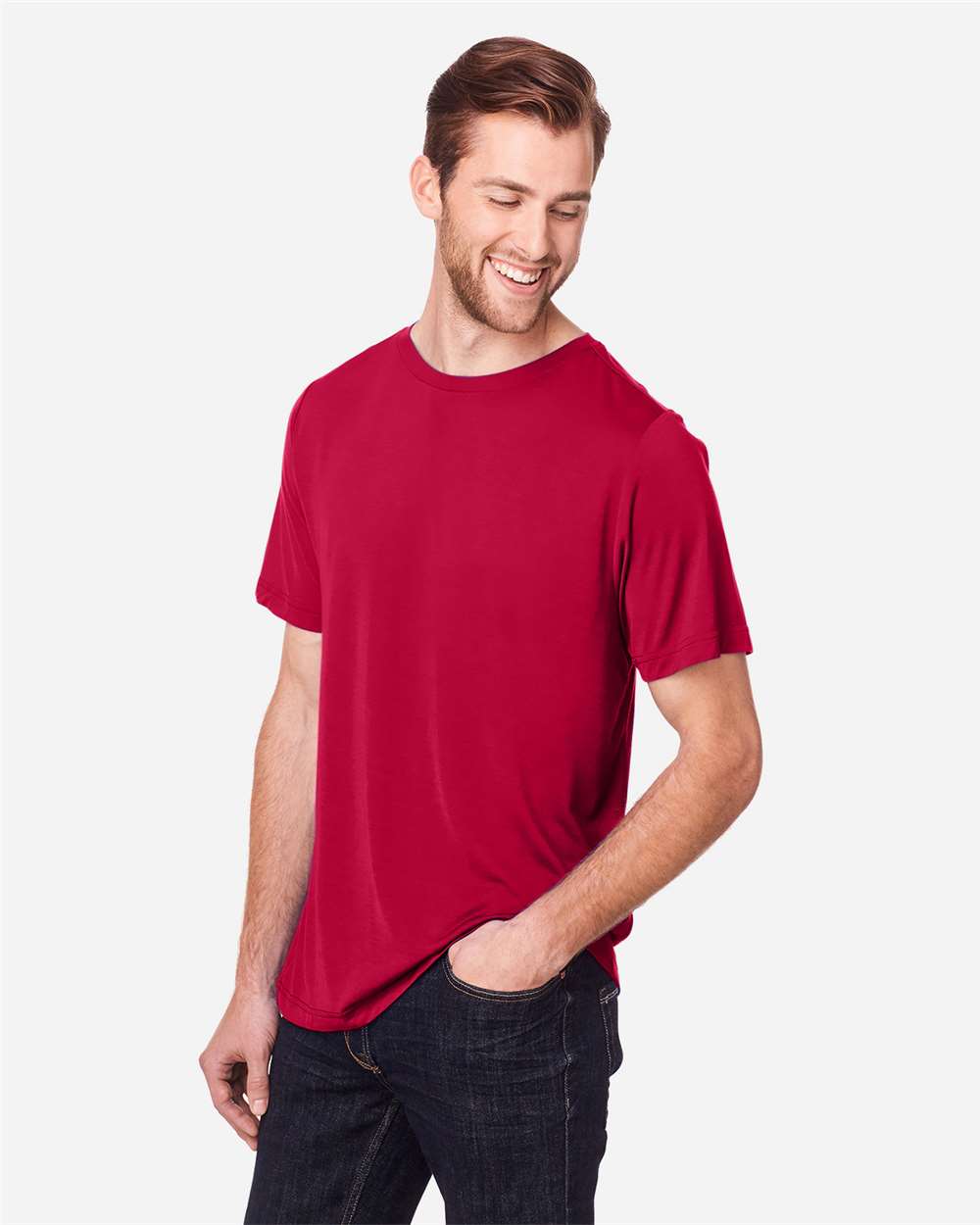 Core365 Unisex Fusion ChromaSoft™ Performance T-Shirt - CE111 Classic Red