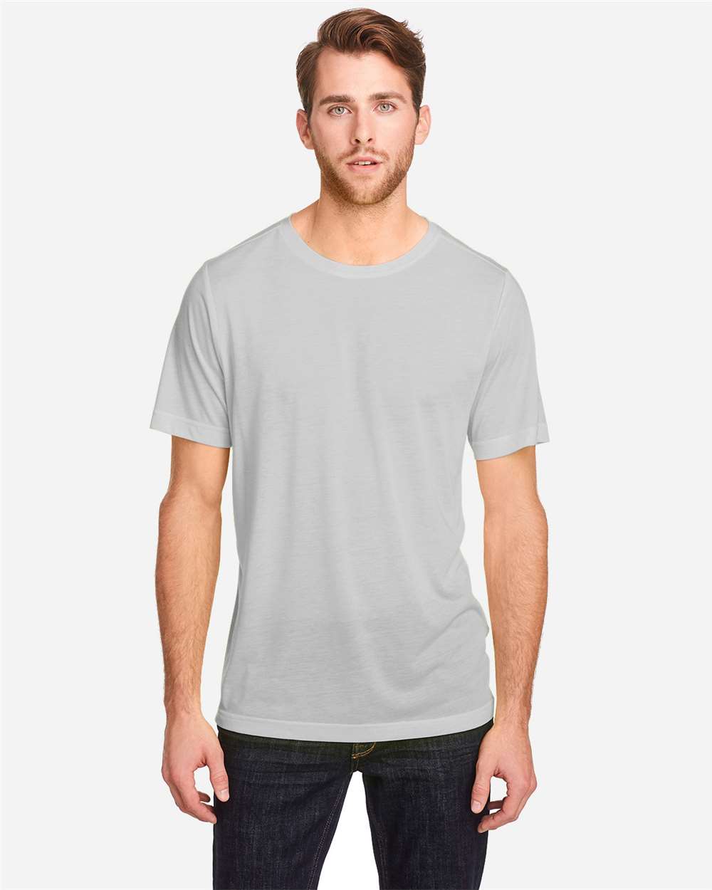 Core365 Unisex Fusion ChromaSoft™ Performance T-Shirt - CE111 Platinum