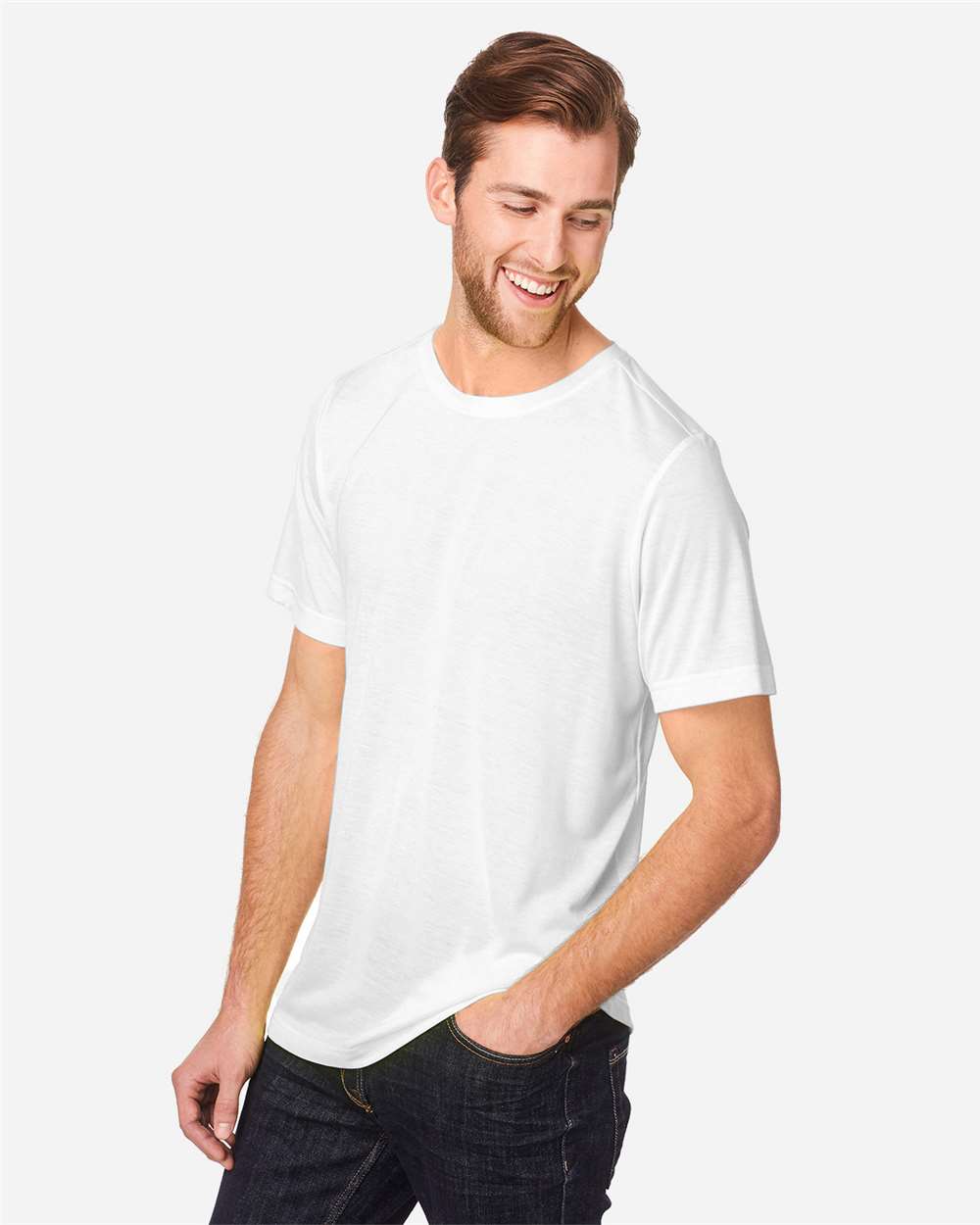 Core365 Unisex Fusion ChromaSoft™ Performance T-Shirt - CE111 White