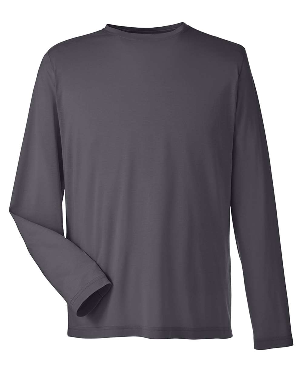 Core365 Unisex Fusion ChromaSoft™ Performance Long Sleeve T-Shirt - CE111L Carbon