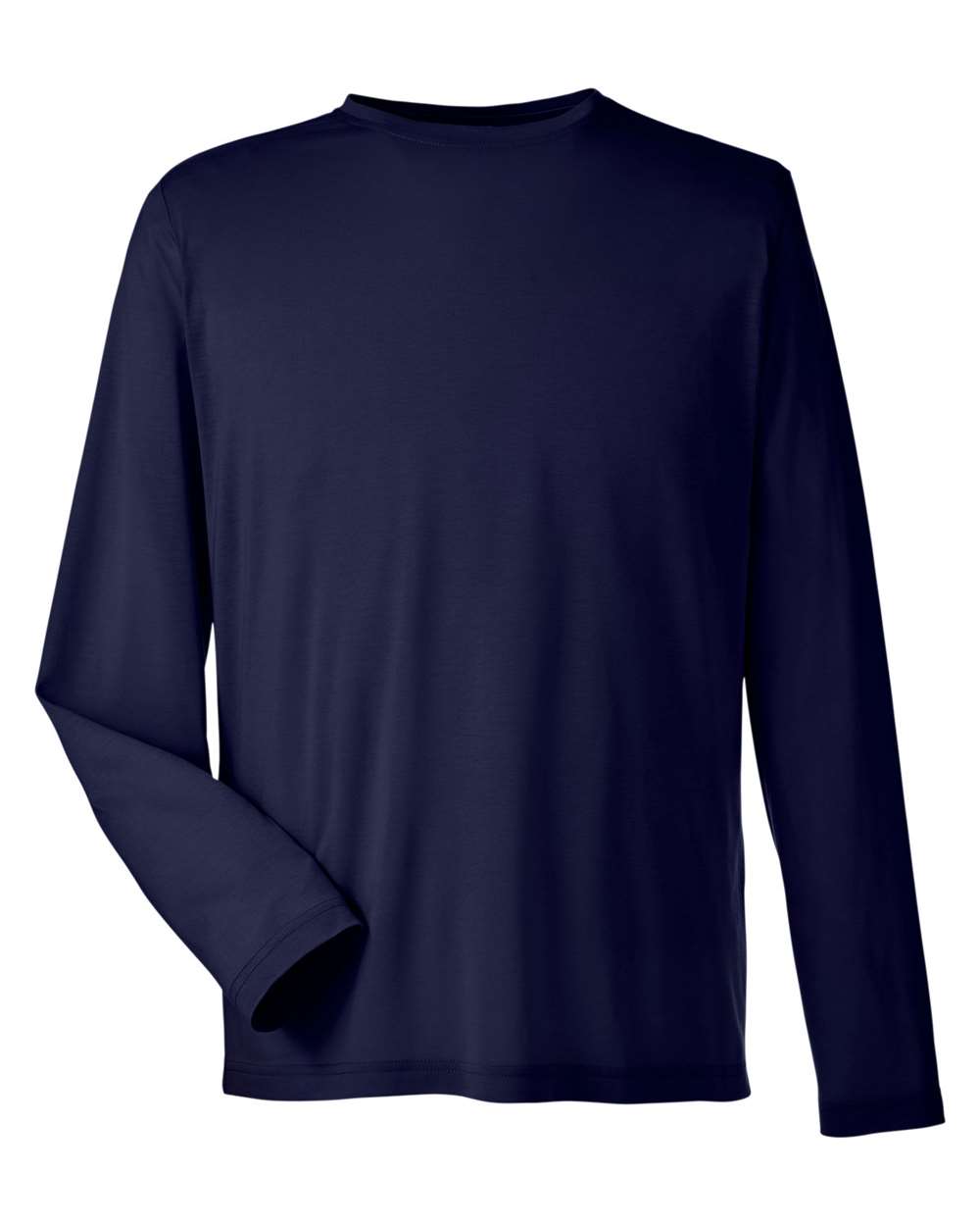 Core365 Unisex Fusion ChromaSoft™ Performance Long Sleeve T-Shirt - CE111L Classic Navy