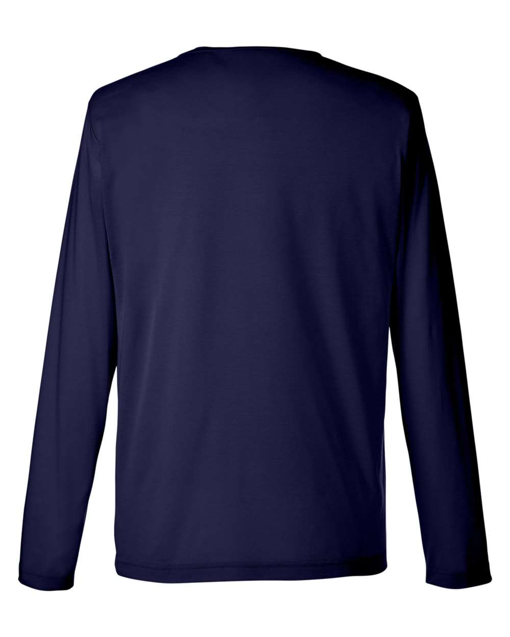 Core365 Unisex Fusion ChromaSoft™ Performance Long Sleeve T-Shirt - CE111L Classic Navy