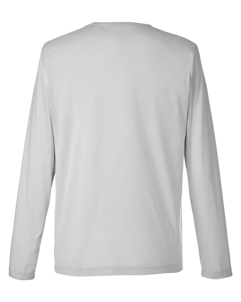 Core365 Unisex Fusion ChromaSoft™ Performance Long Sleeve T-Shirt - CE111L Platinum